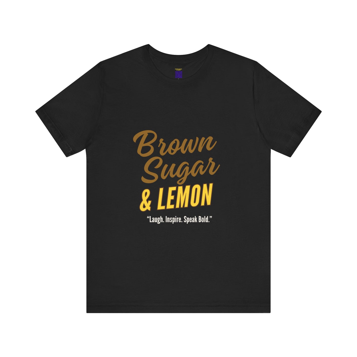 Brown Sugar and Lemon Logo Multicolor Tee (Black)