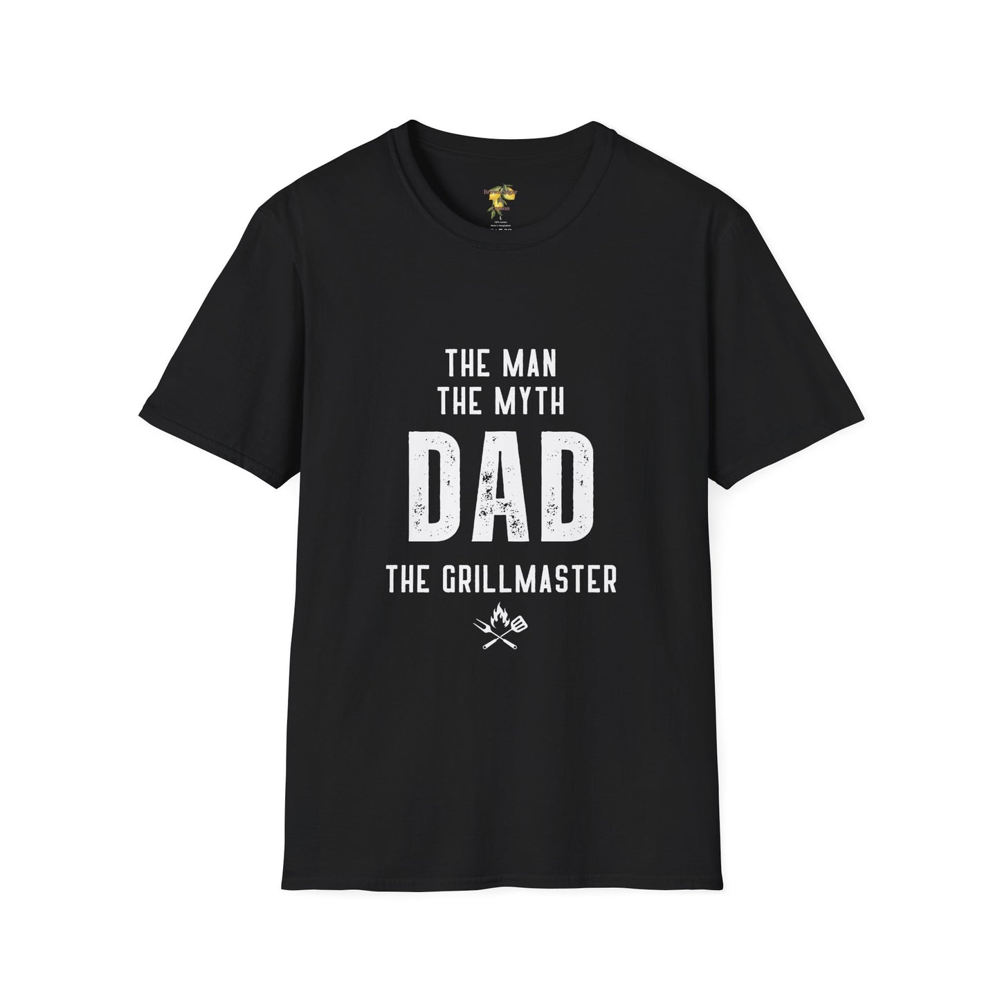 Dad Grillmaster T-Shirt - The Man The Myth The Grillmaster
