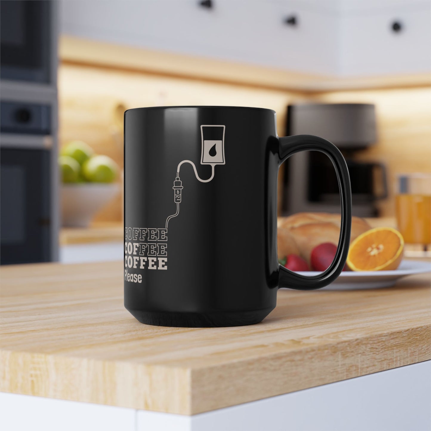 Coffee Lover Mug (15oz) - "Coffee Coffee Coffee Please"