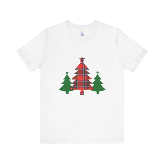 Christmas Tree Plaid Tee