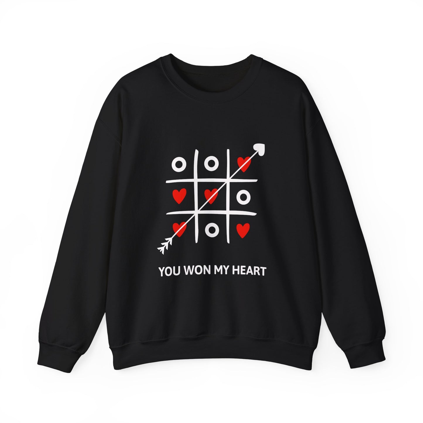 Tic Tac Toe Heart Sweatshirt