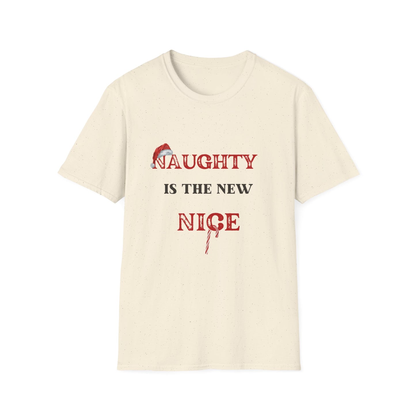 Christmas Naughty Nice Santa Hat T-Shirt