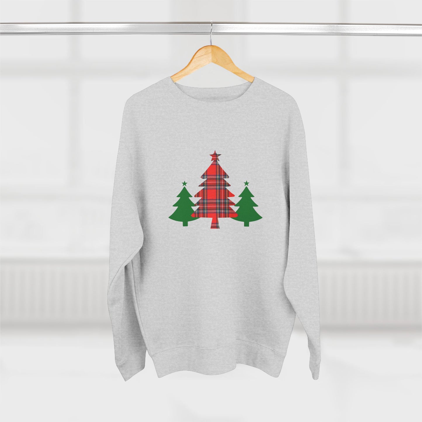 Tartan Plaid Christmas Tree Sweatshirt