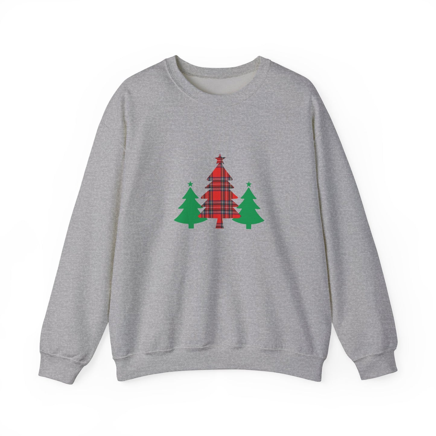 Tartan Plaid Christmas Tree Sweatshirt