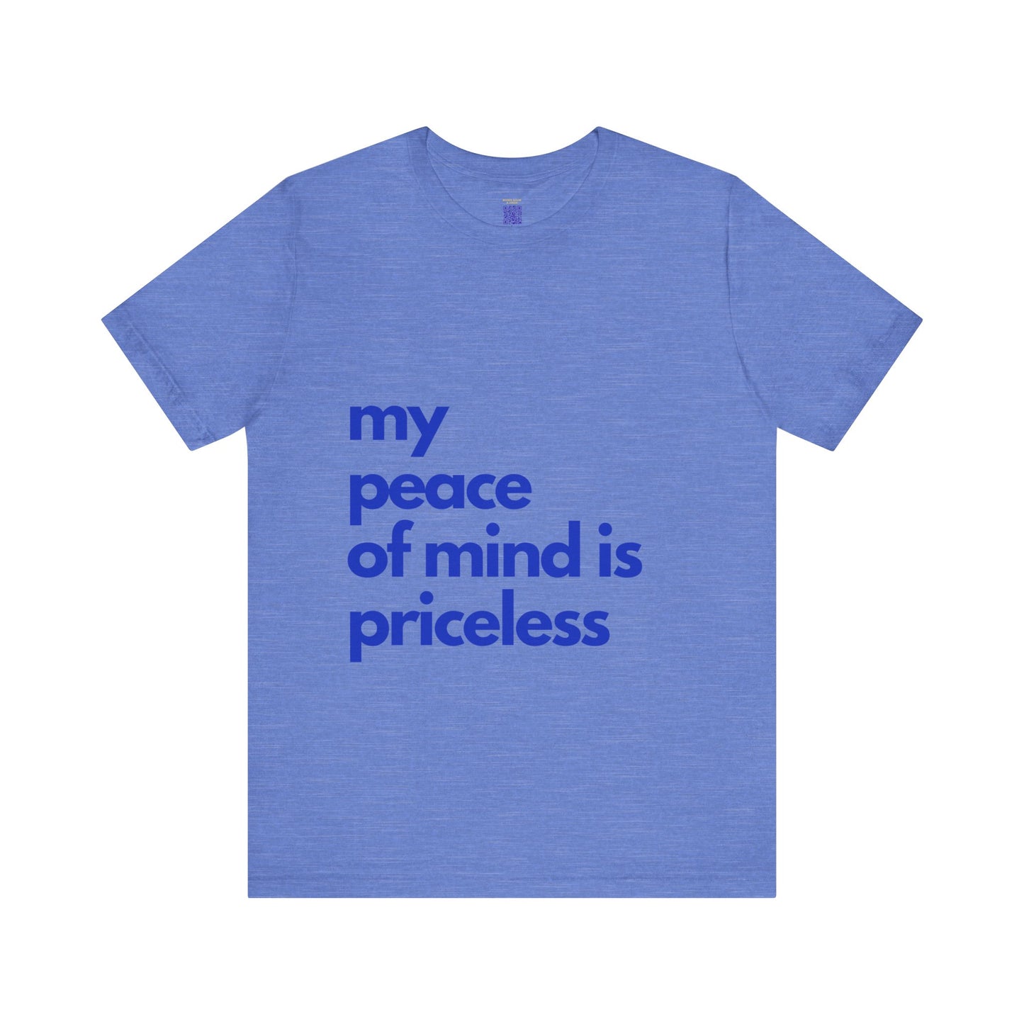 Peace of Mind Blue on Blue T-Shirt